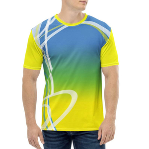 Camisetas de sublimación para hombre al por mayor, de alta calidad, hechas a medida, servicio OEM, camiseta de sublimación para hombre - Product Image 1