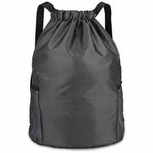 Sac à linge robuste en nylon Oxford écologique personnalisé avec cordon de serrage, grande capacité, pour nettoyage à sec - Product Image 1