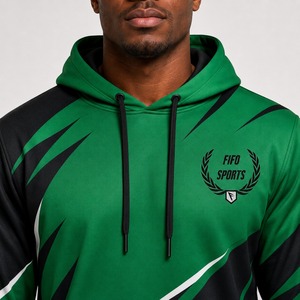 Sudadera con Capucha Sublimada de Alta Calidad para Hombre, Ropa Deportiva, Diseñada con Tela que Absorbe la Humedad y de Secado Rápido - Product Image 5