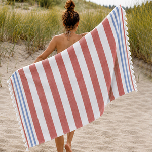 Serviette Hammam Teinte en Fil de Qualité Supérieure 100% Coton, Fouta Turque Personnalisée avec Franges, Vente en Gros en Inde. - Product Image 3