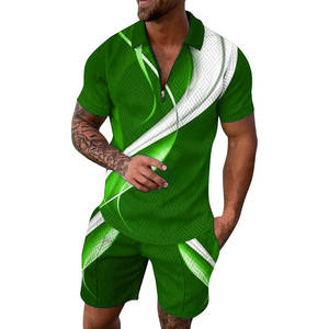 Ensemble court anti-rides pour homme en coton respirant, nouvelle mode, produit élégant, différents ensembles courts sublimés pour homme - Product Image 5