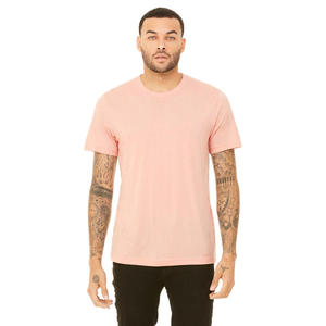 Camiseta de Algodón Lisa para Hombre, Cuello Redondo, Manga Corta, Cómoda, Ligera, Informal, Precio de Fábrica, Suministro al por Mayor - Product Image 3