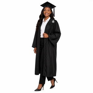 Túnica de Graduación Masónica Negra, Ropa Griega de la Hermandad y la Sororidad, Vestimenta Masónica de la Fraternidad y la Sororidad - Product Image 3