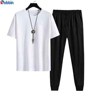 Conjunto Deportivo para Hombre, Verano, Simple, Suave, Cómodo, Nuevo Estilo, Venta Caliente, Casual, Elegante, a la Moda, Deportivo, Manga Corta, 2 Piezas - Product Image 1