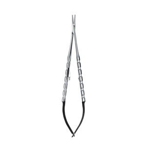 Porte-aiguille Castro micro-droite, poudrée de diamant, 18 cm, instrument chirurgical dentaire en acier inoxydable, kit de suture de précision - Product Image 1