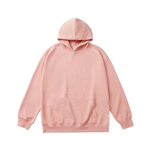 Dual <b>Stitch</b> Border <b>Hoodie</b> Men Reinforced Cuff Alignment Plain Color Solid Yarn Soft Cotton Overwears Supply - Product Image 2