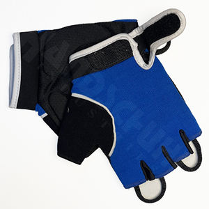 Gants de musculation professionnels bleus et noirs avec rembourrage amélioré de la paume |   Poignée antidérapante de qualité supérieure pour un équipement de musculation ultime - Product Image 6