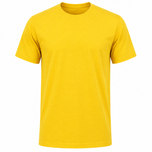 Camiseta de Algodón Personalizada de Corte Regular, Unisex, Cuello Redondo, Básica - Product Image 2