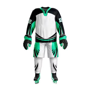 Ensemble d'uniformes de hockey sur glace pour adultes, best-seller, personnalisable avec le nom de l'équipe, prix d'usine, service OEM, uniformes en gros - Product Image 6