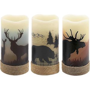 Bougies LED sans flamme à effet vacillant - Product Image 1