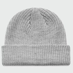 Gorro Unisex Negro Sólido, 100% Acrílico, Tejido, Estilo Casual de Invierno para Adultos, 58-60CM, Diseño con Borde, para Exteriores - Product Image 3