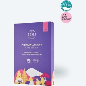 ดร.ออร์ก้า 100 พรีเมี่ยม คอลลาเจน ครีม มาส์ก พาค (5 แผ่น) แผ่นมาส์กหน้าเกาหลี - Product Image 4