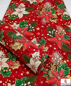 Tissu en polyester imprimé numérique personnalisé pour Noël, produits textiles sur mesure, fabricant OEM ODM de vêtements, robes et textiles de maison - Product Image 5