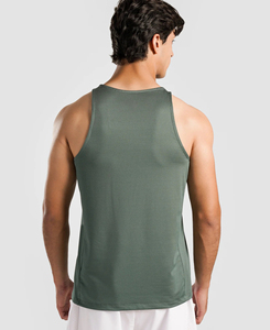 2026 Men's New Arrival Custom Casual Solid Tank <b>Tops</b> High Quality Durable Quick Dry 100% Polyester Fitness Wear Breathable - Product Image 3