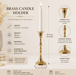 Support de bougie en laiton de luxe, grand chandelier pour la décoration intérieure, centre de table de mariage, événements, fêtes, cadeau en gros - Product Image 4