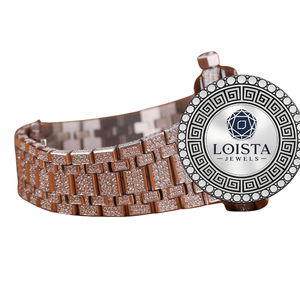 Reloj de Lujo con Diamantes de Imitación en Acero Inoxidable, Suministro Directo de Fábrica, para Uso Diario y en Clubes, Disponible a Precio de Fábrica - Product Image 1