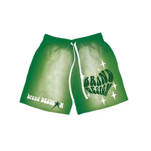 Pantalones Cortos Deportivos para Hombre, Cintura Alta con Cordón, Diseño Personalizado, 100% Algodón, Tejido Transpirable - Product Image 2