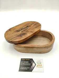 Handcrafted Wooden Candle Jar Natural Wood Container for Aromatherapy and Home Decor - Product Image 3