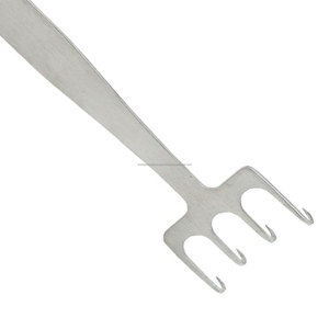 เครื่องมือผ่าตัดแบบแมนนวล Freeman Rake Retractor 4 ง่าม ทำจากเหล็กกล้าไร้สนิม สำหรับผ่าตัดทั่วไป ได้รับมาตรฐาน CE ISO13485 - Product Image 4