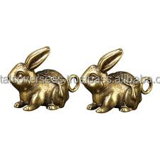 Vintage Style Metal Rabbit Keychain Brass Bunny <b>Key</b> <b>Holder</b> Cute Animal Charm for Gift and Decoration - Product Image 4