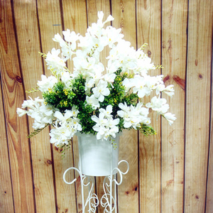 Support de Pot pour Composition Florale M03, Base de Support pour Fleurs pour la Décoration Florale de la Maison et du Jardin, en Plastique PP, Design Vintage - Product Image 1