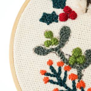 Kit de couture de haute qualité en coton doux et écologique, organiseur de fils pré-sélectionné, cerceau à broder de 8 pouces, aiguille à poinçon pour broderie de jardin et de chien - Product Image 5