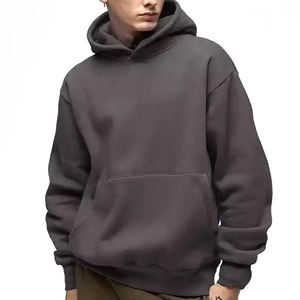 Sweat-shirt à capuche décontracté pour homme, léger, respirant, en mélange de coton, manches longues, pour tous les jours, la salle de sport, la course à pied et les activités de plein air - Product Image 4