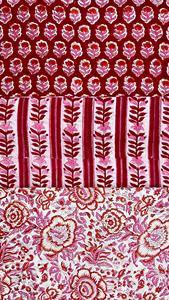 Tela estampada a mano con bloques, tela india estampada a mano, tela de algodón suave y ligera, directo de fábrica, precio al por mayor - Product Image 2