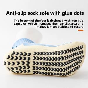 Custom Available Breathable Knitted Sports <b>Socks</b> Customized Pattern Football <b>Socks</b> With Non-Slip Foot Design Soccer <b>Socks</b> Men - Product Image 5
