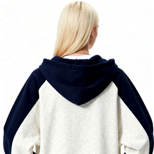 Sudadera con Capucha Personalizada, Tejida en Felpa, Transpirable, Gruesa, Extra Grande, con Bordado de Logotipo Personalizado en la Parte Delantera - Product Image 3