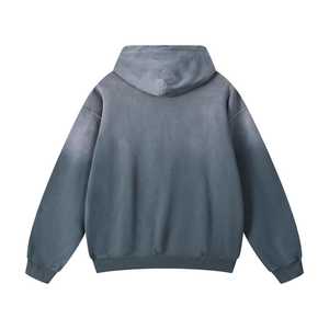 Sudadera con Capucha Rosa para Hombre, Algodón French Terry, Casual, con Bolsillo Frontal, Logotipo Estampado, Transpirable, de Secado Rápido, 370g, para Otoño - Product Image 6