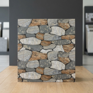 Superb Quality 300x600mm 30x60cm 12x24in Digital Glazed Stone Design Ceramic Exterior <b>Wall</b> Cladding Elevation Tiles - Product Image 5
