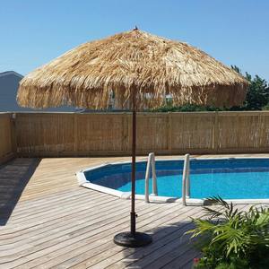 Parasol en paille de raphia pliable pour hôtel, piscine extérieure, jardin, plage tropicale, patio, réglable, décoration intérieure, fabriqué au Vietnam - Product Image 6