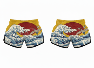 Shorts de Muay Thai professionnels sur mesure, résistants, pour hommes, 100% polyester satiné, pour entraînement de kickboxing et arts martiaux - Product Image 3