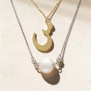 Collar con Colgante de Doble Capa de Perlas de Agua Dulce en Oro Amarillo y Blanco de 9K al por Mayor para Mujer, Joyería Fina Minimalista OEM - Product Image 2