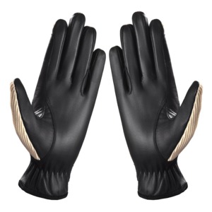 High Quality Horse Riding Gloves Breathable Summer Reinforced Palm Of Imitation Suede complete Riding Gloves Style - Product Image 4