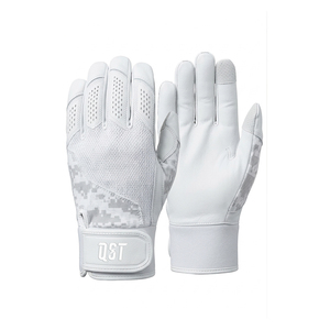 Nouveauté QST : Gants de frappeur de baseball professionnels en cuir pour adultes, respirants, pour l'entraînement, avec fermeture auto-agrippante pour la main gauche - Product Image 1