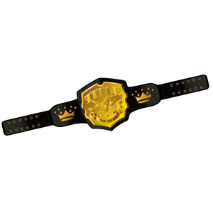 Cinturón de Campeonato Premium con Emblema y Coronas Doradas, Cinturón de Título de Cuero de Primera Calidad para Eventos y Coleccionistas - Product Image 4