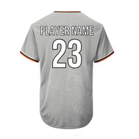 Uniforme de baseball à la mode, dernier design, impression de logo personnalisée, uniforme de baseball en différentes couleurs