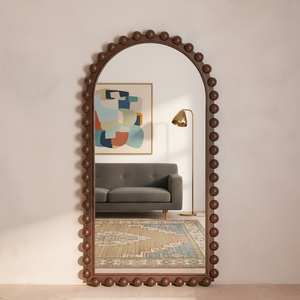 <span class=keywords><strong>Miroir</strong></span> <span class=keywords><strong>de</strong></span> sol arqué décoratif, accent en <span class=keywords><strong>bois</strong></span> bohème, <span class=keywords><strong>miroir</strong></span> <span class=keywords><strong>rond</strong></span> <span class=keywords><strong>de</strong></span> pleine longueur pour hôtel, galerie, décoration intérieure bohème - Product Image 1