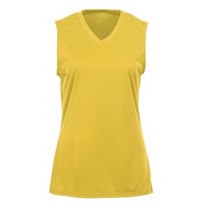 Top de Verano de Moda, Nuevo, Estilo Urbano, Chaleco de Algodón sin Mangas para Mujer, Color Blanco, con Diseño de Logotipo Personalizado - Product Image 3