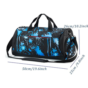 Sac de voyage Oxford personnalisé imperméable avec compartiment spacieux de 80 L et poche frontale à accès rapide pour les voyages d'affaires et de week-end - Product Image 4