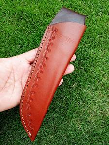 Funda de Cuchillo de Cuero Genuino Hecha a Mano, Premium, Personalizada, Impermeable y Duradera para Cuchillos de Caza de Acero al Carbono, OEM B2B - Product Image 4