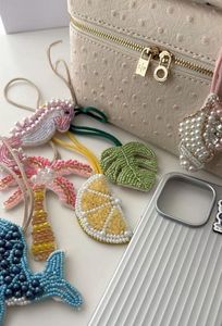 Beautiful Handmade Embroidered Beaded <b>Keychain</b> Fashion Accessory for Keys and Bags Colorful Artisan Embroidery Beaded <b>Keychain</b> w - Product Image 3