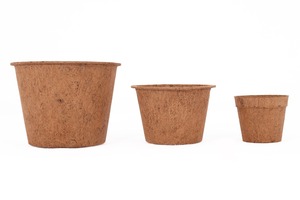 Pot en fibre de coco écologique, durable et léger - Biodégradable - Style farmhouse - Design unique pour une utilisation en intérieur/extérieur - Product Image 5