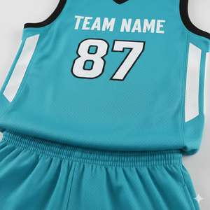 Uniformes de Baloncesto Personalizados OEM 2026 con MOQ Bajo, Conjunto Transpirable, Antihumedad y Antibacteriano para Equipos Deportivos - Product Image 4
