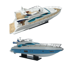 Modèle de bateau en bois Premium Azimut 64 Flybridge |   Yacht de luxe au meilleur prix |   Meilleur bateau en bois artisanal, yacht de luxe à expédier - Product Image 6