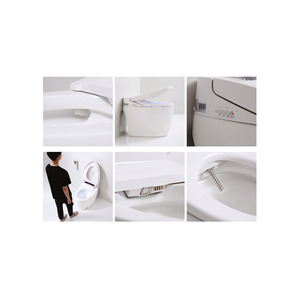 Inodoro sin tanque de cerámica automático de gama alta moderno, artículos sanitarios inteligentes, función de Control remoto, baño de calefacción de asiento avanzado - Product Image 5