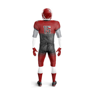 OEM Custom <b>Elite</b> American Football Uniform Set – Black & Grey Sublimated for Adult & Youth Teams - Product Image 3