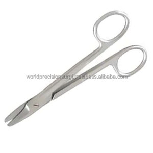 Ciseaux de dissection Sistrunk en acier inoxydable chirurgical, à pointe arrondie, lame droite ou courbée, 5,5 pouces, premiers secours - Product Image 6